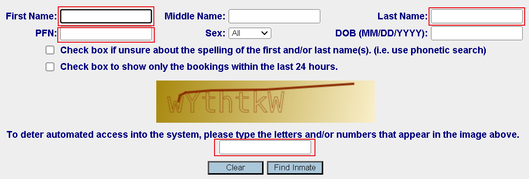 Alameda County Inmate Locator