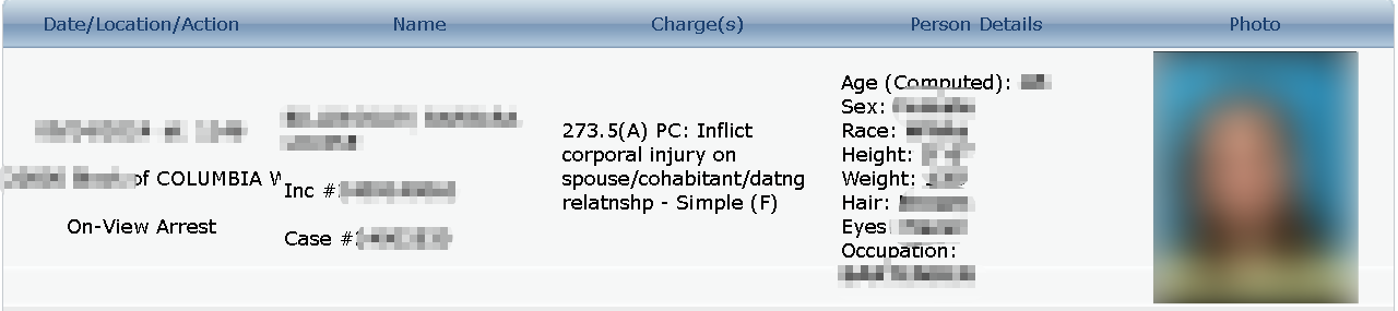 Tuolumne County Inmate Roster